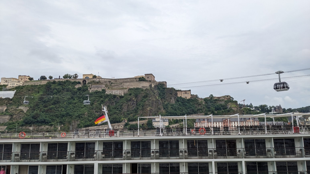 Ehrenbreitstein Fortress in Koblenz, Germany