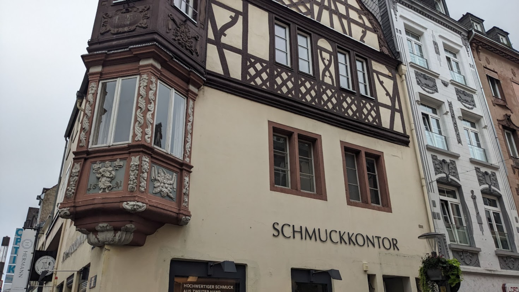 The Altstadt Old Town in Koblenz, Germany